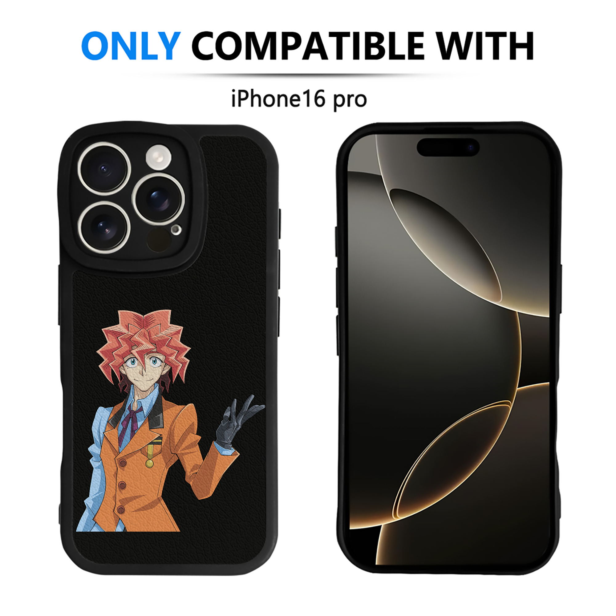 遊☆戯☆王 Yu-Gi-Oh! 【iPhone 16シリーズ対応】シリコンスマホケース（レザー調） 材質：シリコン